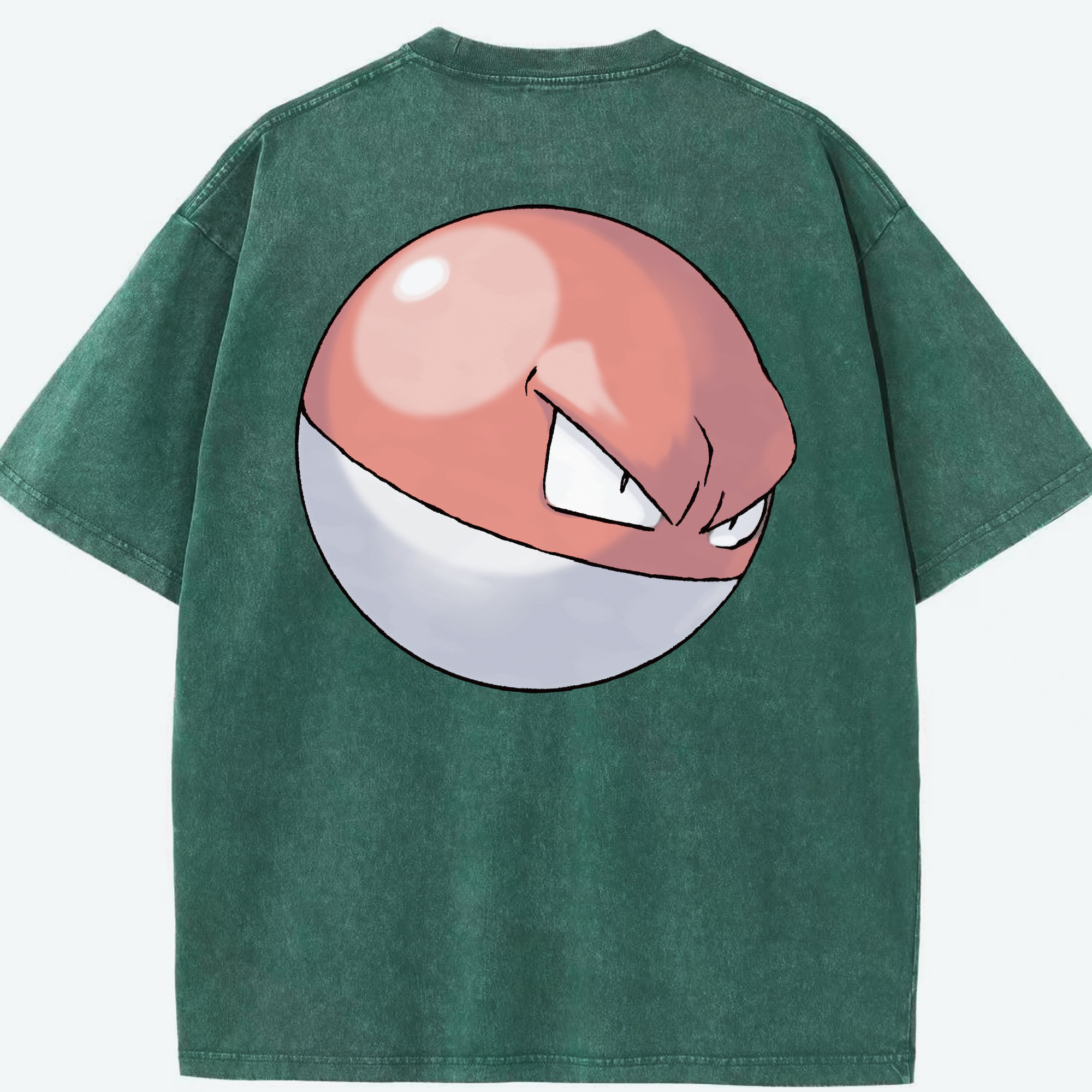 （画像用） ポケットモンスター Pokémon 綿100% ヴィンテージ風 半袖Tシャツ（背面プリント）
